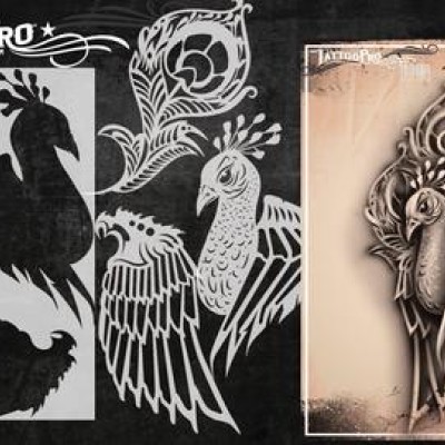Airbrush Tattoo Pro Peacock Airbrush Tattoo Pro Peacock